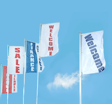 Forecourt Flag Pole Set Kit