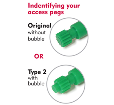 Access Pegs - Type 2 (bobbled) - Image 4