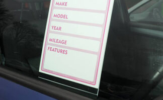 SideLite Specification sheet holders