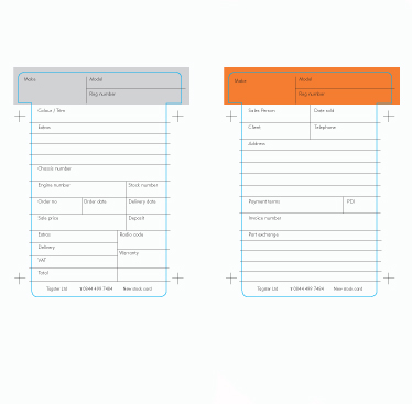 New Stock TCard Orange