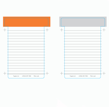 Plain TCard Orange