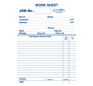 Work Sheet Pad - Image 3