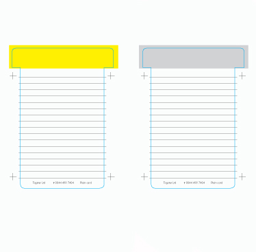 Yellow Plain TCard
