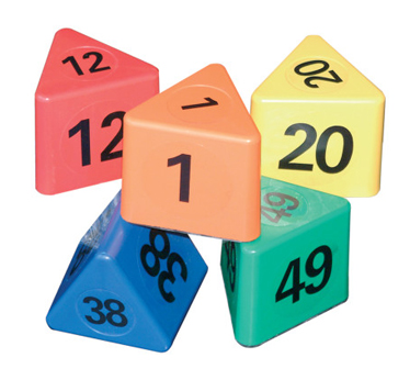 Set of 20 number blocks