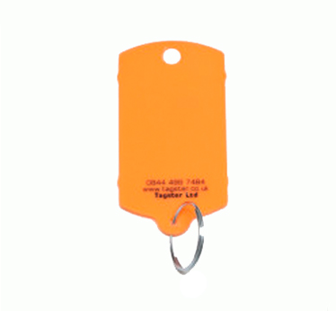 Plain ring key tags - small packet (100)