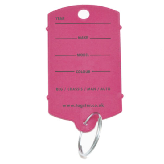 Printed vehicle ring key tags - box of 200