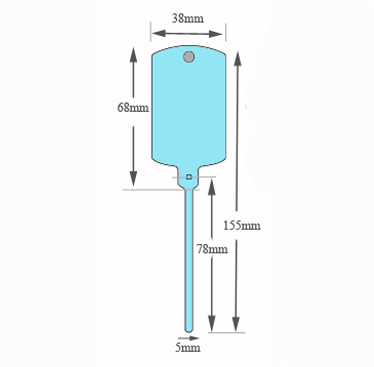 Tail Key Tag Size