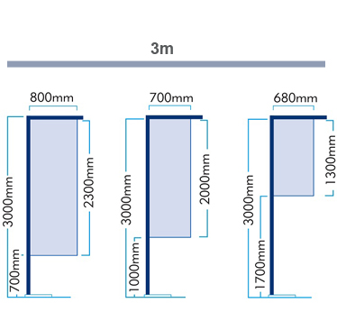 3 m Pole Forecourt Flag Kit - Image 3