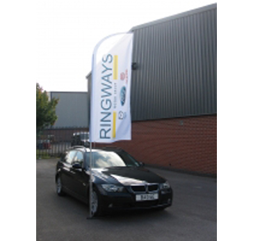 2.5m Pole Feather Flag Kit - Image 5