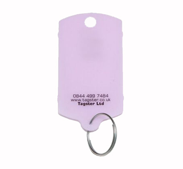 Lilac Key Ring tag