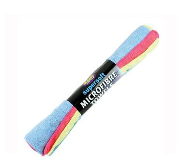 Supersoft microfibre towels