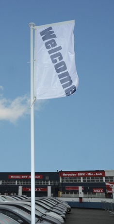 3m Pole Forecourt Flag Kit - Image 5