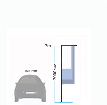 3 m Pole Forecourt Flag Kit