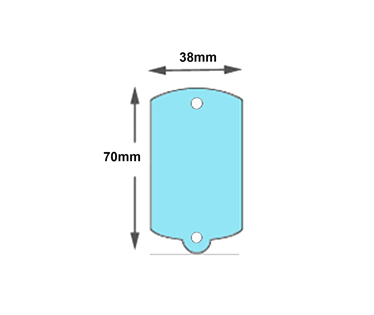 Plain Eco Tags™ - 200 tags with rings - Image 5