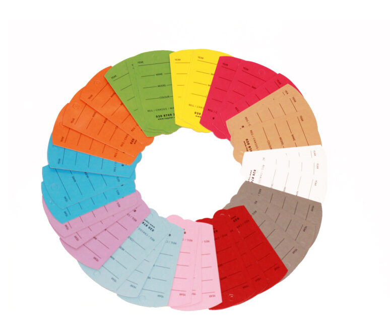 Eco Tags™ - 200 printed tags with rings - Image 6