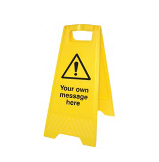 Double Sided Warning Floor Stand - Image 5