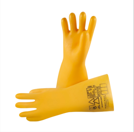 Insulating gloves for electrical purposes