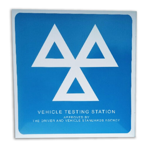 MOT 3 triangle sign