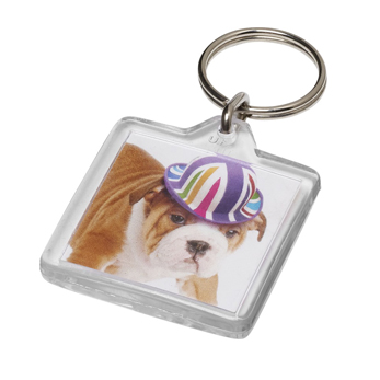 Personalised U1 square keyrings