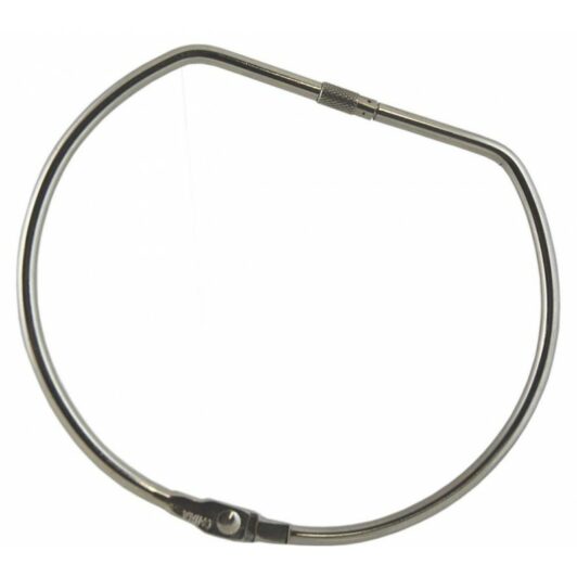Large threaded D-Shaped jailer/binder ring - 150mm