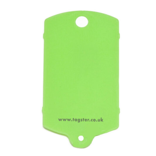 Plain ring key tags - TAGS ONLY, no rings (200)