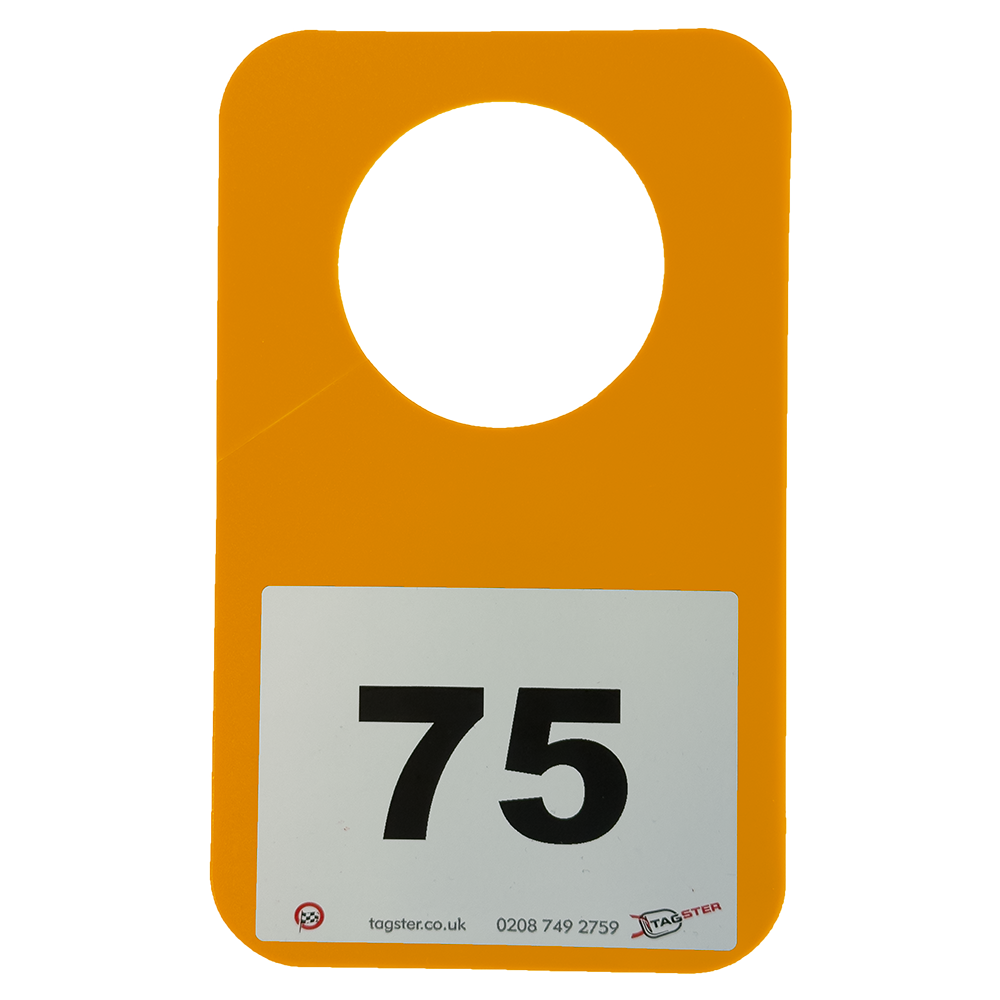 10 x Tracker Mirror Hangers Numbered - Image 4