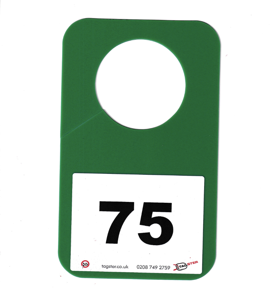 10 x Tracker Mirror Hangers Numbered - Image 2