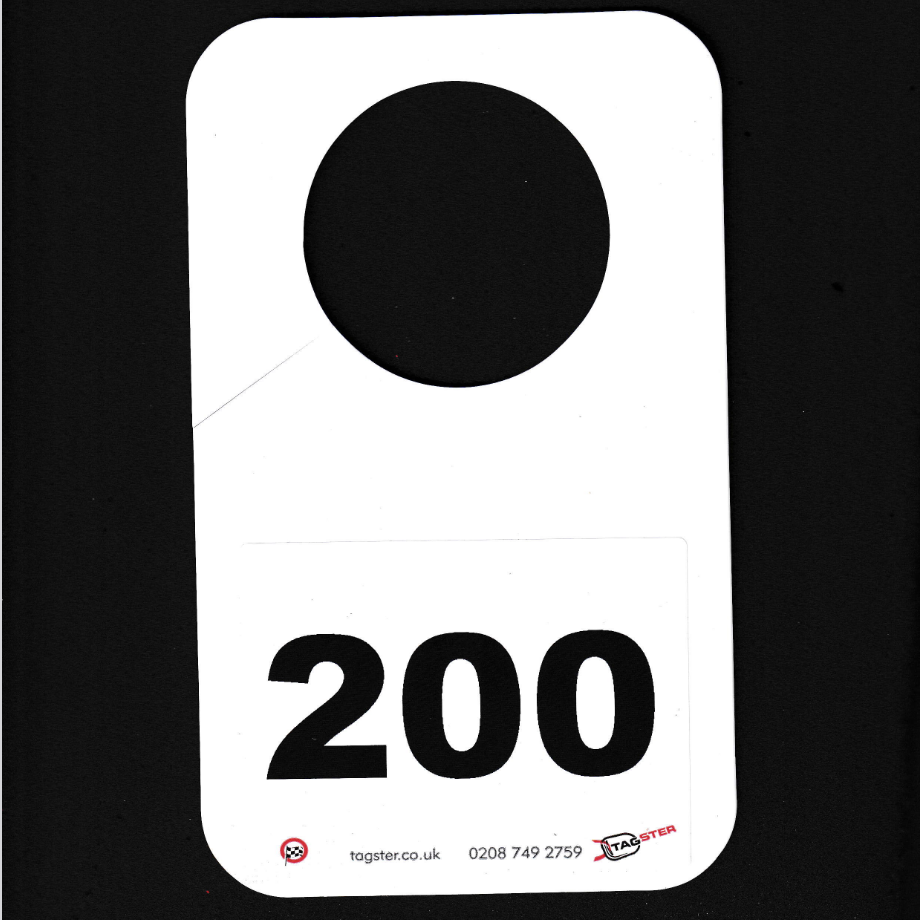 10 x Tracker Mirror Hangers Numbered - Image 5